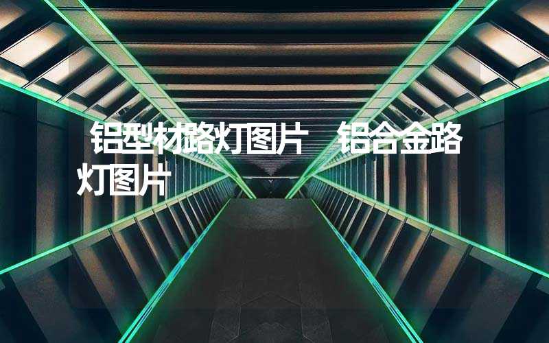 铝型材路灯图片 铝合金路灯图片